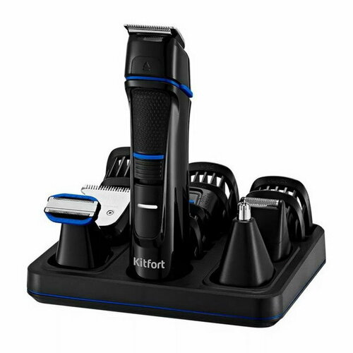 Триммер для волос КТ-3141-1 для носаушейбороды работа от АКБ чёрно-синий 451700₽