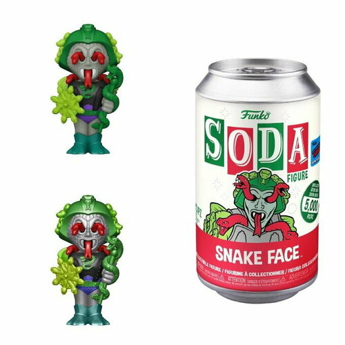 Фигурка Funko Soda - Snake Face фигурка funko masters of the universe vinyl soda snake face 58621