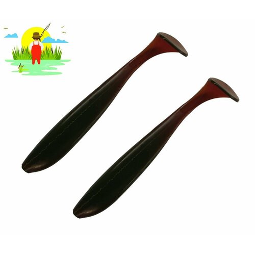 фото Силиконовая приманка сolumbia easy shiner 8" / 20 см, color 03, 2 шт / виброхвост для рыбалки на щуку, судака, окуня columbia fishing company