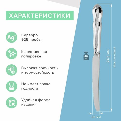 Красная Пресня серебряный столовый набор 