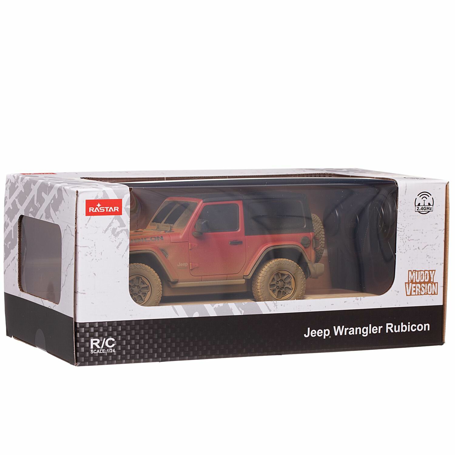 Внедорожник Rastar Jeep Wrangler Rubicon-Muddu version 79500-4 1:24 21