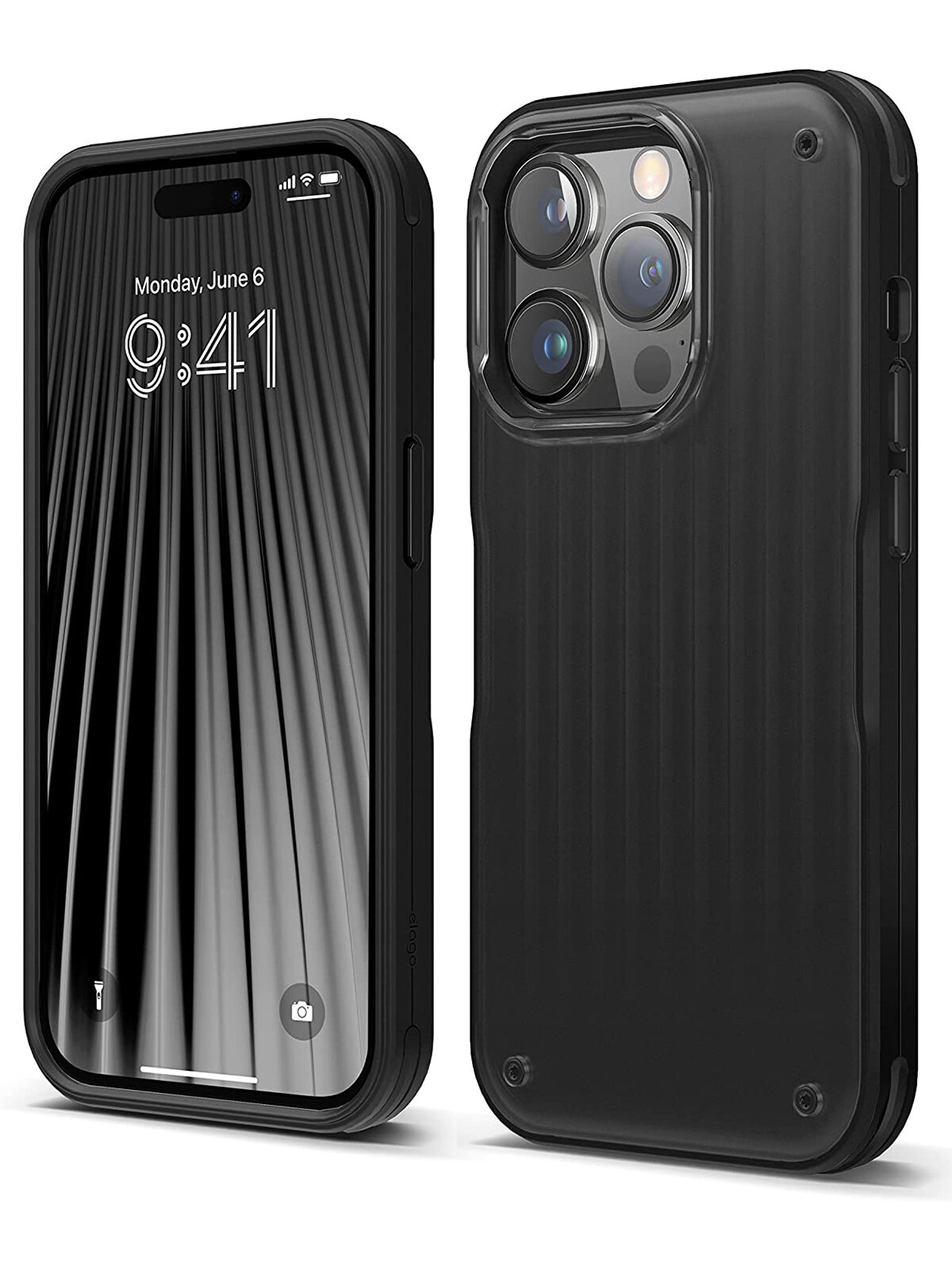 Elago для iPhone 14 Pro чехол BUCKLER (pc/tpu) Black