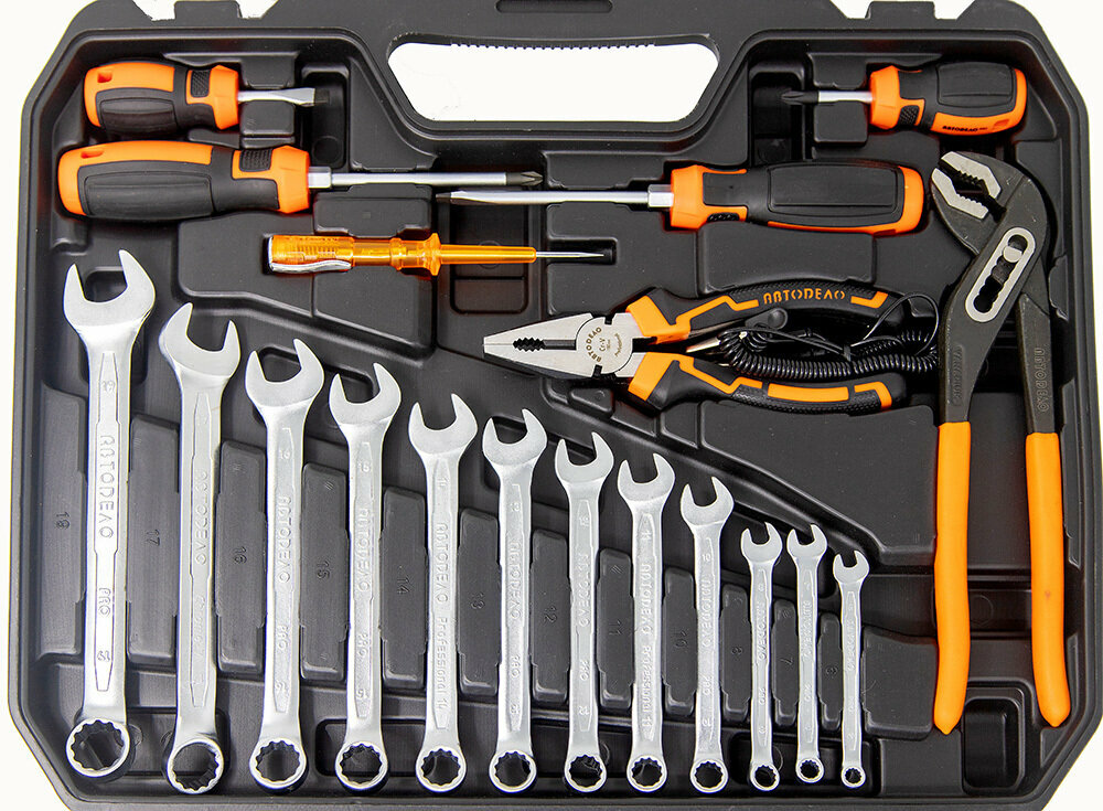 Набор инструментов 105 предметов . 1/2"DR 1/4"DR АвтоDело — фото 1