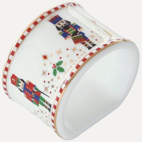 Изображение товара Набор из 4-х колец Easy Life для салфеток "Щелкунчик" 4.5см EL-R2192/NUTC