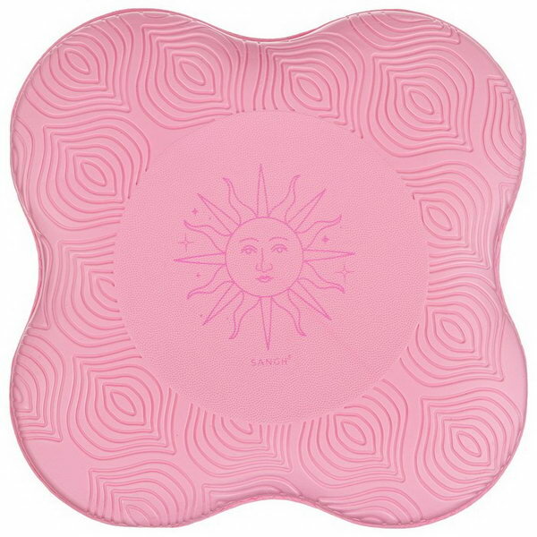 Коврик под колени для йоги Sun, 20х20 см, цвет розовый