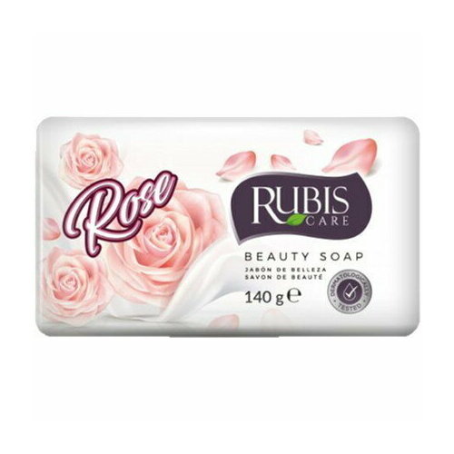 Мыло туалетное твердое RUBIS «Роза» 140гр