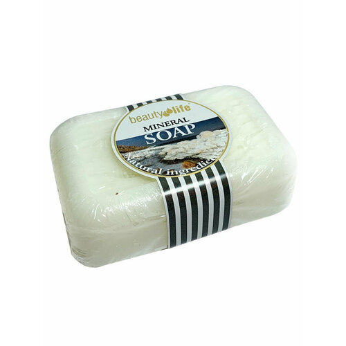 Мыло Beauty Life Мыло минеральное с эффектом лифтинга с солью Мертвого моря, 100 гр