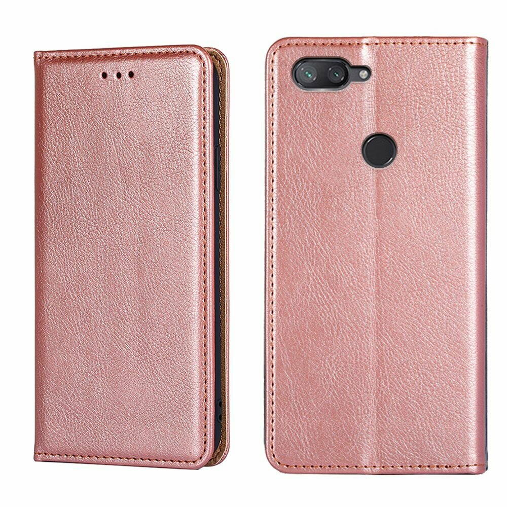 Чехол-книжка MyPads для
 Xiaomi Mi 8 Lite / Сяоми Ми 8 Лайт (розовый)