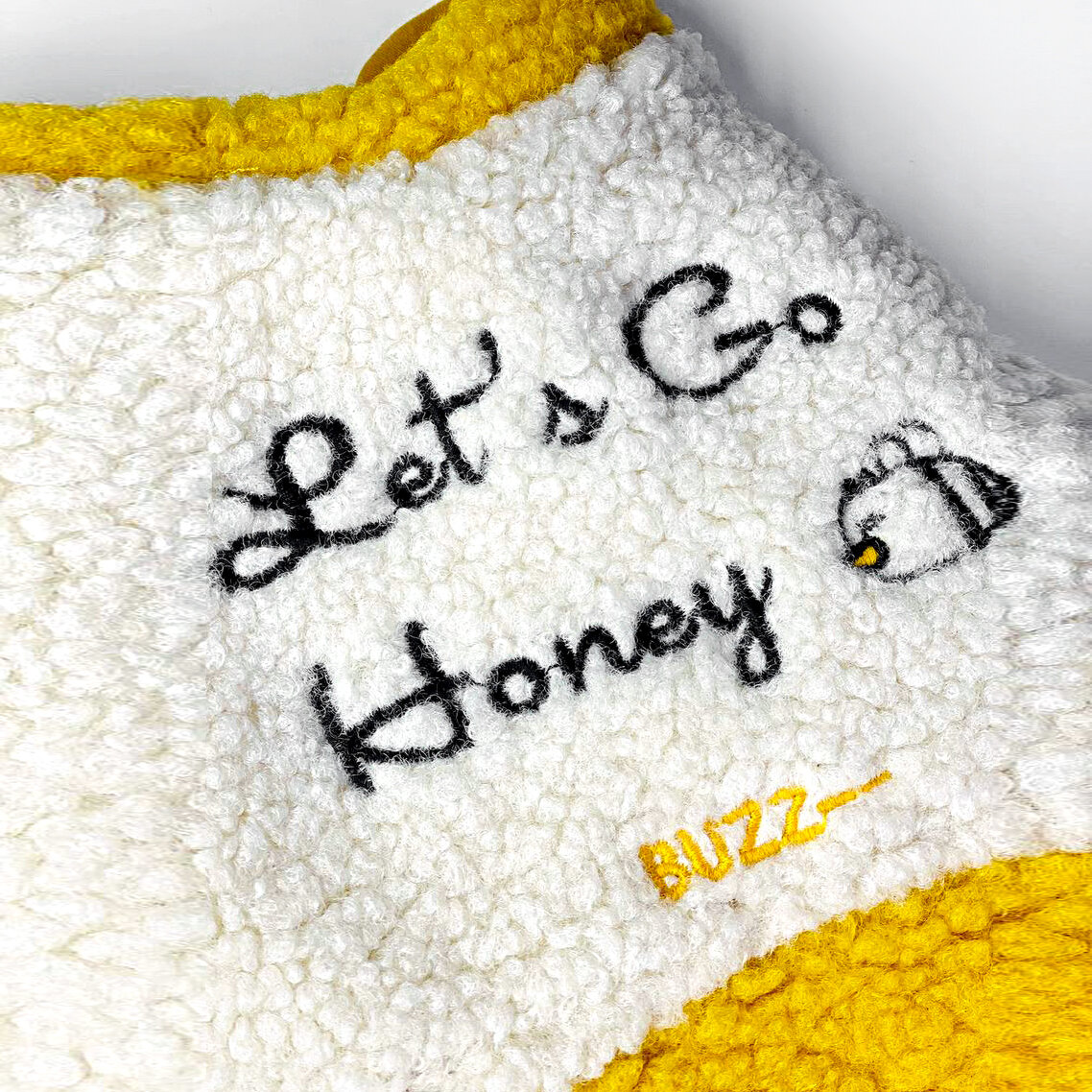 Плюшевый зимний комбинезон "Cheepet Let's Go Honey " для мелких и средних пород собак / цвет желтый / L