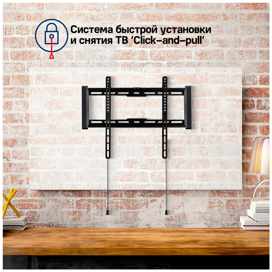 Кронштейн для ТВ фиксированный усиленный MAUNFELD MTM-3270FH, 32"-72" — фото 14