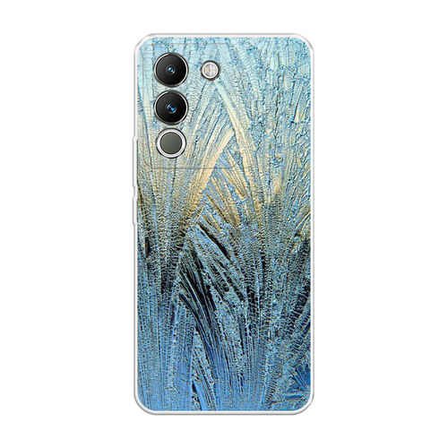 голубой, коричневый, желтый