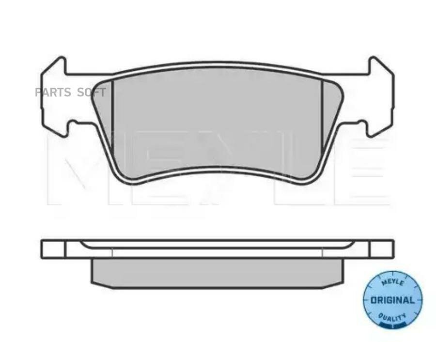 Колодки Тормозные Vag Transporter -15 Meyle арт. 0252436719W