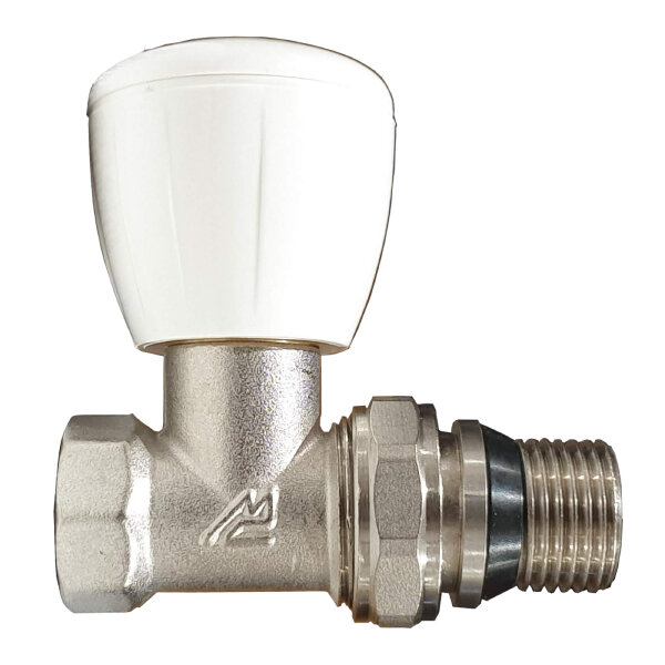 фото Вентиль ручной радиаторный прямой с уплотнительным кольцом 1/2 MC THERMA Q