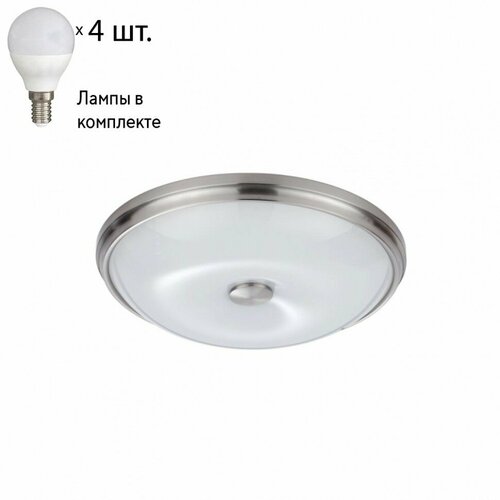 Настенно-потолочный светильник с лампочками Odeon Light Pelow 49574Lamps E14 P45 12636₽