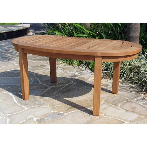 Стол из тика волнообразный