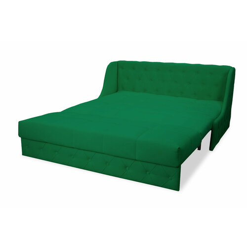 Диван-кровать Майами-4 (140) механизм аккордеон микровелюр темно-зеленый Grand Family