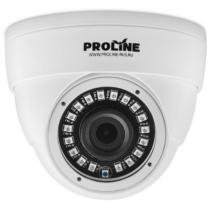 Купольная гибридная видеокамера Proline PR-HD2222F