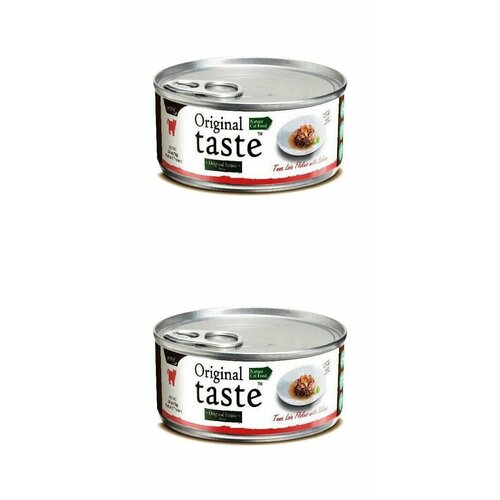 Pettric Влажный корм для кошек Тунец с лососем в соусе Original Taste 18 %, 70 г, 2 шт.