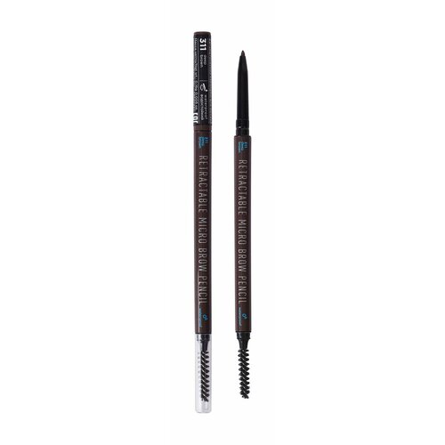 Автоматический карандаш для бровей / 311 Темно-коричневый / Parisa Cosmetics Retractable Micro Brow Pencil