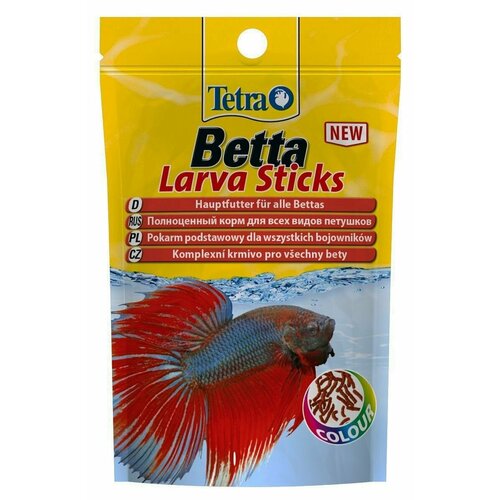 Tetra Корм для лабиринтовых и бойцовых рыб Betta Larva Sticks, 5 г