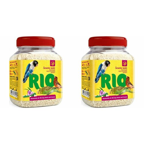 RIO Лакомство для птиц Кунжут, 250 г, 2 уп