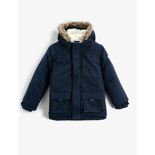 Куртка KOTON, размер 5-6 лет, синий куртка koton размер 5 6 лет синий
