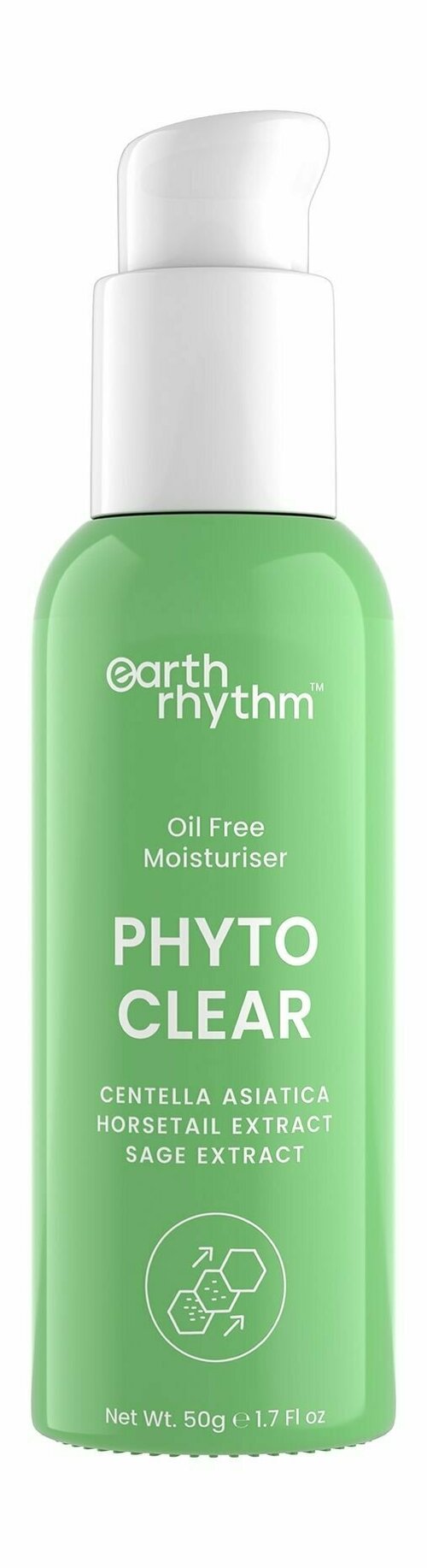 Увлажняющий крем для лица с центеллой азиатской и шалфеем / Earth Rhythm Phyto Clear Oil-Free Moisturiser