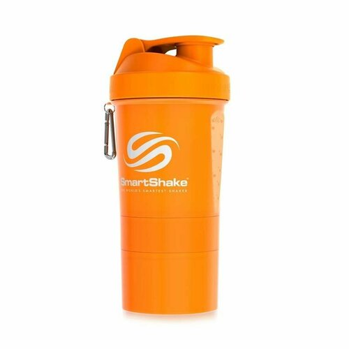 фото Оранжевый smartshake шейкер neon v2 600 мл (smartshake)_