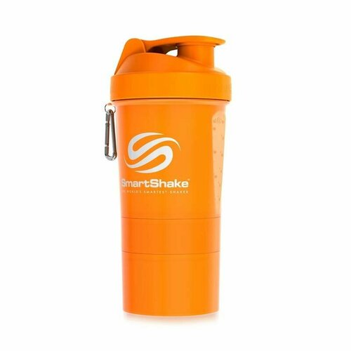 Оранжевый SmartShake Шейкер Neon V2 600 мл (SmartShake)_