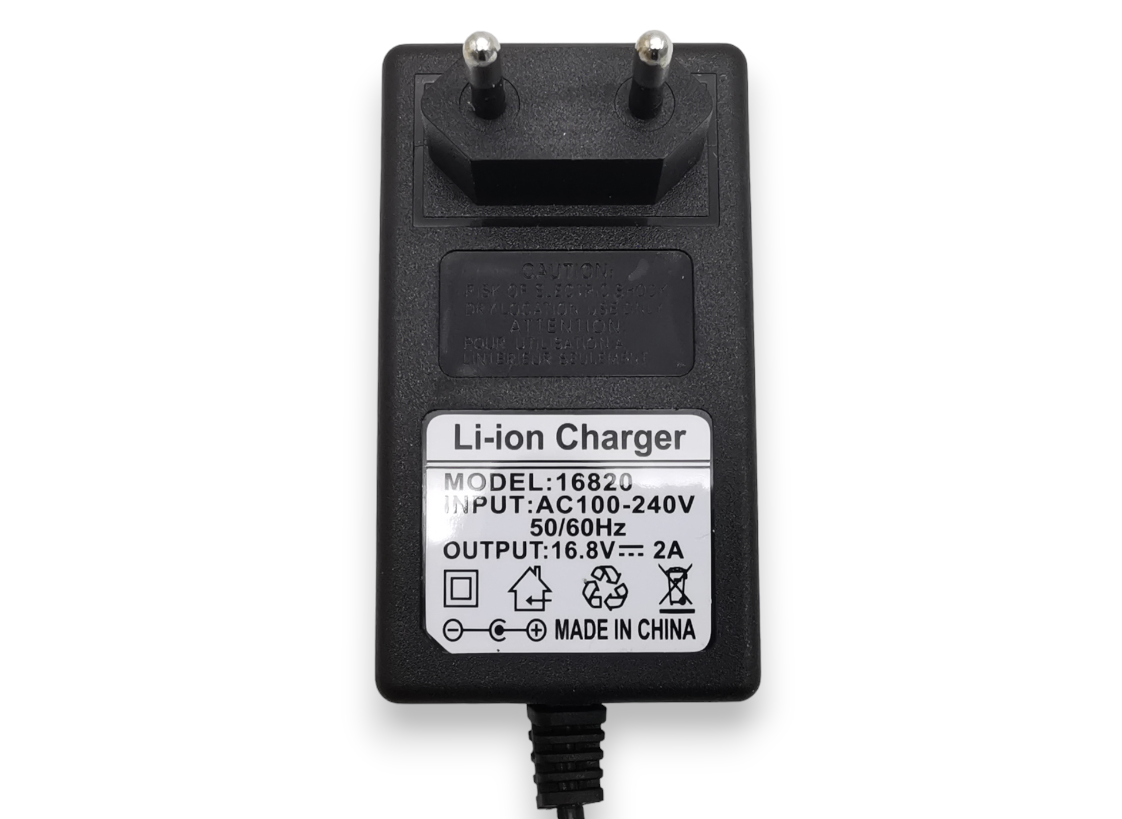 Зарядное устройство 16.8V 2A с штекером 5.5x2.1 мм для 4S Li-ion сборок (4x18650) для электроинструментов, дронов и DI — фото 1