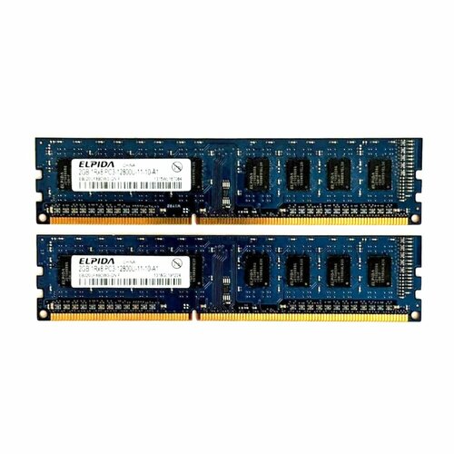 2 шт Модули памяти DDR3 1600MHz 2G 90900₽