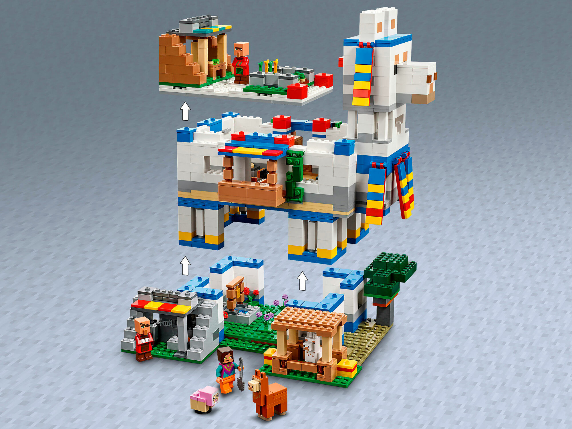 Конструктор LEGO Minecraft "Деревня лам" 21188 - фото №16