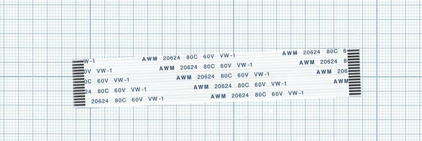 Шлейф универсальный 16pin, шаг 1мм, длина 10см