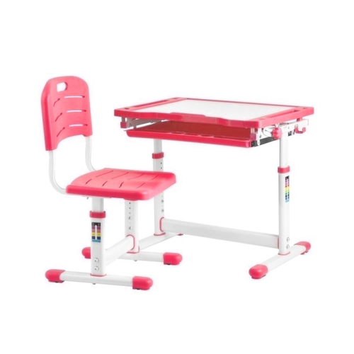 Растущий комплект Arlekino: парта+стул Розовый