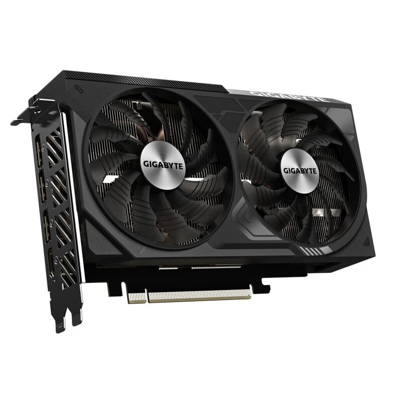 Видеокарта GigaByte nVidia GeForce RTX 4070 Windforce 2X OC 12G 2490MHz PCI-E 4.0 12288Mb 21000MHz 192-bit 3xDP HDMI GV-N4070WF2OC-12GD