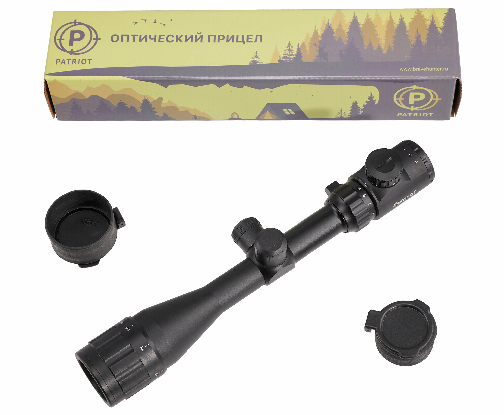 Оптический прицел Patriot P3-9x40AOL Mil-Dot (BH-PT394AL, 25.4 мм)