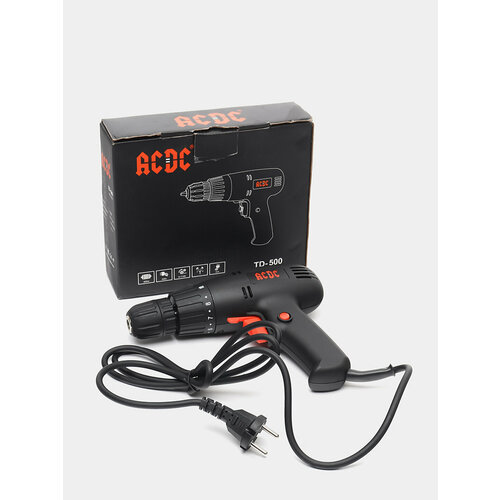 Дрель-шуруповёрт ACDC 1100 обмин550 Вт 08-10 мм в коробке 9570₽