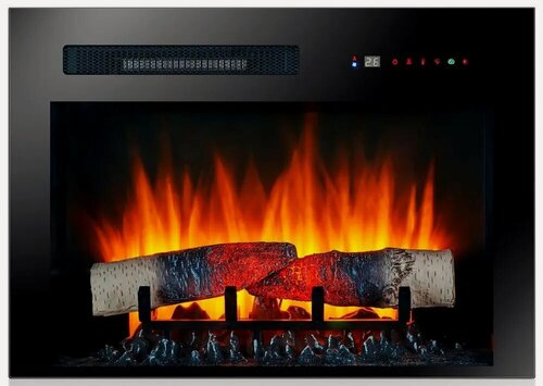Изображение товара Электроочаг RealFlame Mirage 25, реалистичный муляж горящих поленьев, обогрев, термостат, пульт ДУ (электрический очаг)