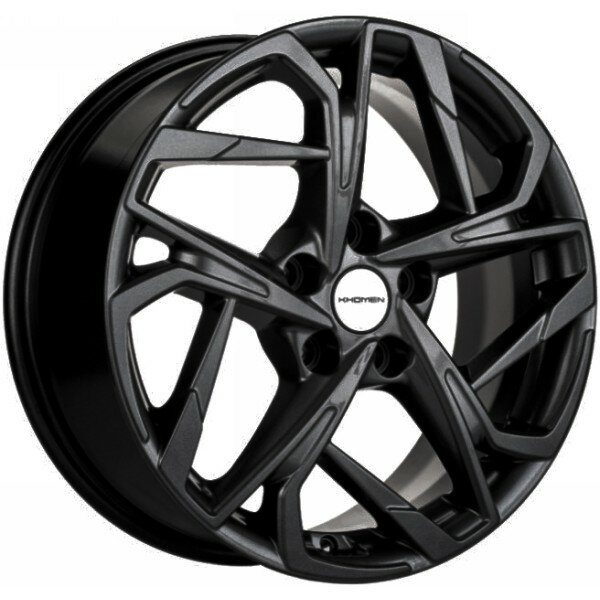 Колесный диск Khomen Wheels KHW1716 7x17 5x108 ET40 54,1 Black литой для автомобиля