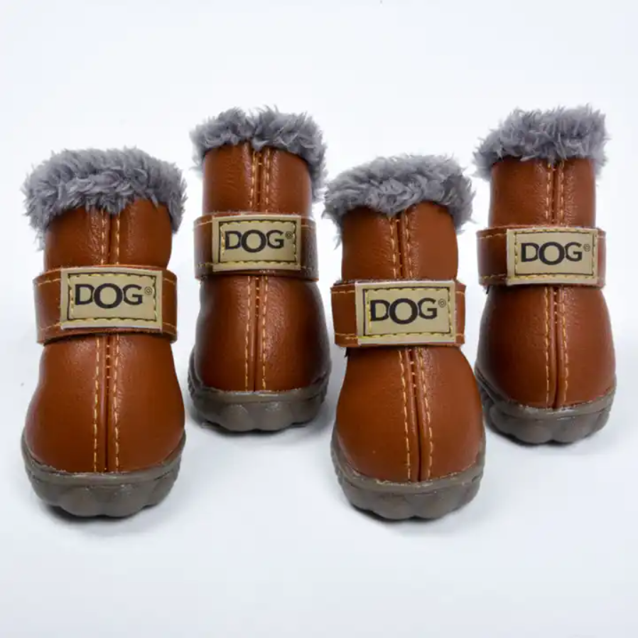 Обувь для собак TAYMLUX tiandi dog, ботинки, сапожки, обувь для мелких пород зимняя, обувь для средней собаки для лап размер 2 - фотография № 3