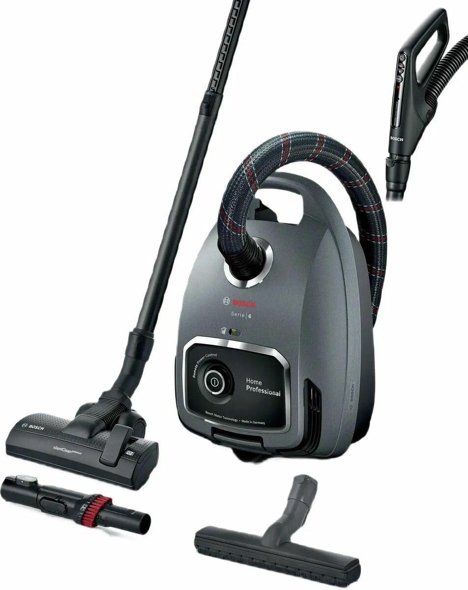 Пылесос Bosch BGL6PRO1, 850Вт, серый