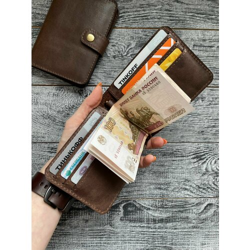 фото Кошелек , фактура гладкая, коричневый нет бренда