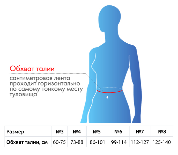 Корсет ортопедический, высота 27 см, с металлическими ребрами жесткости, Крейт, Б-507, размер 6, черный