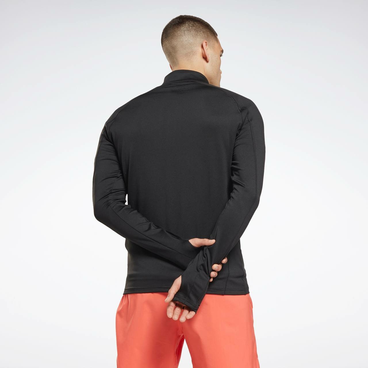 Лонгслив спортивный Reebok RUNNING QUARTER ZIP