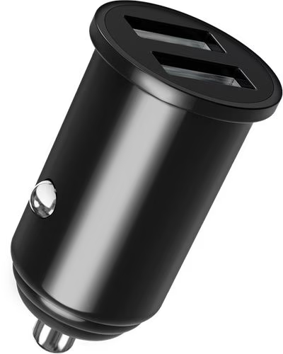 Автомобильное зарядное устройство TFN RAPID 2xUSB, 3.1A, 15W (Черный)