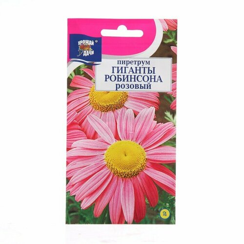 Семена цветов Пиретрум Гиганты она, Розовый, 0,05 г