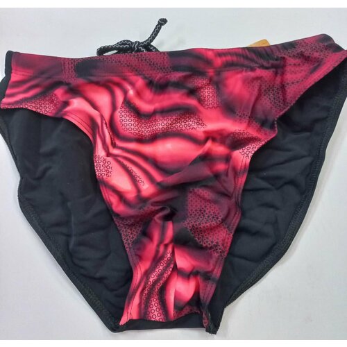 фото Плавки korri, размер 46, красный, черный