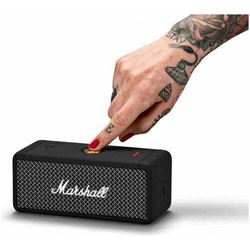 Компактная портативная колонка Marshall 2x10 Вт черного цвета 2499000₽