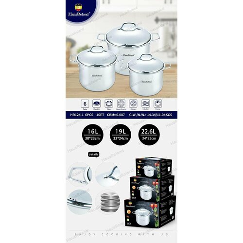 Набор кастрюль Haus Roland