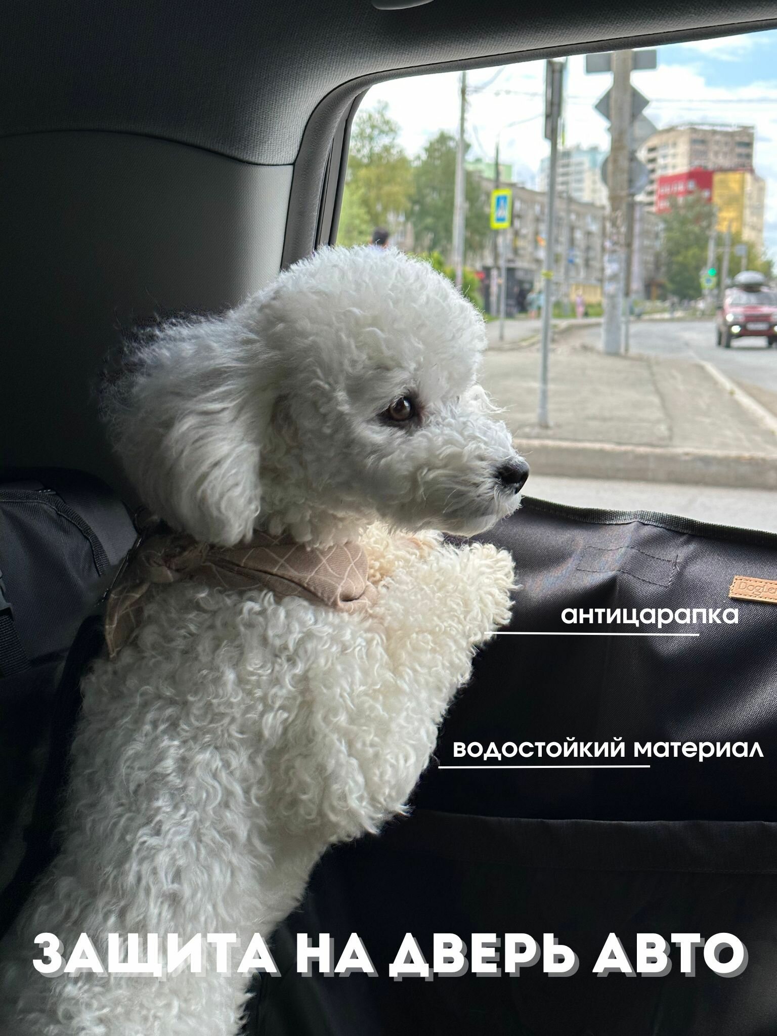 фото Защита на дверь для собак антицарапка